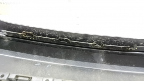 Bare rear bumper, upper part, Jeep Compass 17-20, without parking sensors, graphite, broken fasteners