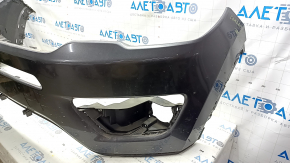 Jeep Compass 17-21 bare front bumper, graphite, scratches, made, non-factory holes