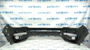 Jeep Compass 17-21 bare front bumper, graphite, scratches, made, non-factory holes