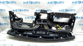Jeep Compass 17-21 black dashboard with airbag, rusty squib
