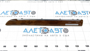 Audi Q7 4L 10-15 right side panel trim panel, wood with chrome, quattro, broken