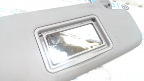 Right visor for Chevrolet Bolt 17, gray, without hook, without cover