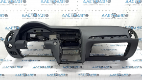 Audi Q7 4L 10-15 black, scratched dashboard with airbag