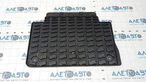 Rear right floor mat for Audi Q7 4L 10-15, black rubber