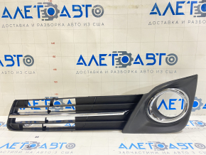 Front bumper grille left Toyota Camry v50 12-14 usa SE under fog lights complete with chrome