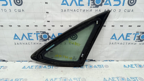 Rear left window glass, VW Jetta 19-24 matte GLI, cracked seal
