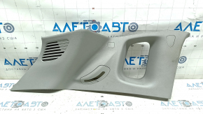 Upper left arch trim for Jeep Compass 17-21, gray, with belt cover, dry-cleanable