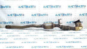 The exhaust pipe with the catalytic converter Audi Q3 8U 15-18 CCTA has a torn mesh