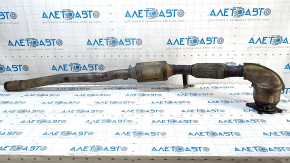 The exhaust pipe with the catalytic converter Audi Q3 8U 15-18 CCTA has a torn mesh