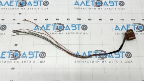 Audi Q7 4L 10-15 rear bumper wiring connector, brown, for BSM