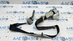 Driver's seat belt for Ford Fusion mk5 17-20, black, with tensioner, water contact, dry cleanable