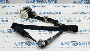Passenger seat belt with tensioner for Ford Fusion mk5 17-20, black, with tensioner, contact with water, dry cleanable