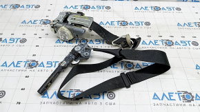 Passenger seat belt with tensioner for Ford Fusion mk5 17-20, black, with tensioner, contact with water, dry cleanable