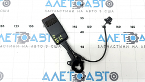 Audi Q7 4L 10-15 black driver's seat belt latch with sensor