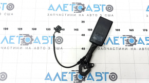 Audi Q7 4L 10-15 black driver's seat belt latch with sensor