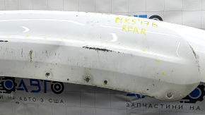 Ford Fusion mk5 13-18 rear bumper lip with 1 pipe, cracked, dented, worn