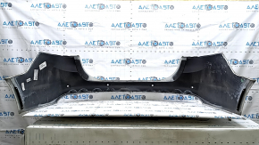 White rear bumper for Ford Fusion mk5 13-18, for 4 parking sensors