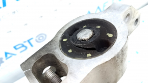 The lower front left control arm of an Audi Q3 8U 15-18 has a torn silent block.