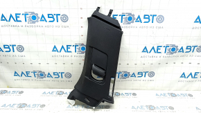 Right front rear pillar trim for Volvo XC90 16-23, black, under the air duct, scratches