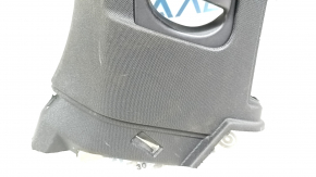 Right front rear pillar trim for Volvo XC90 16-23, black, under the air duct, scratches