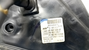 Left side mirror assembly for Audi Q7 4L 10-15, 15+2 pins, automatic folding, dimming, turn signal, heated, BSM, backlight, white, scratches