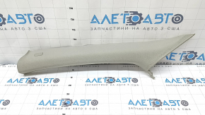 Front pillar trim, left, Audi Q7 4L 10-15, gray, dry-cleanable, worn