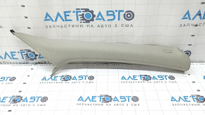 Right front pillar trim for Audi Q7 4L 10-15, gray, dry-cleanable