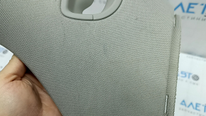 Left rear pillar trim for Audi Q7 4L 10-15, 3 rows, gray, tear, dry cleanable