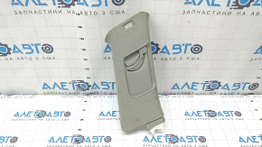 Left rear pillar trim for Audi Q7 4L 10-15, under the belt, gray, for dry cleaning, without plug