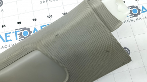 Left rear pillar trim for Audi Q7 4L 10-15, under the belt, gray, for dry cleaning, without plug