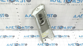 Right rear pillar trim for Audi Q7 4L 10-15, under the belt, gray, dry-cleanable, tear, without plug