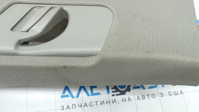 Right rear pillar trim for Audi Q7 4L 10-15, under the belt, gray, dry-cleanable, tear, without plug