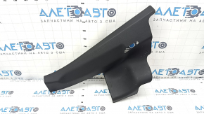 Lower left rear pillar trim for Audi Q7 4L 10-15, black, scratches