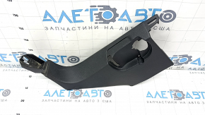 Left lower front pillar trim for Audi Q7 4L 10-15, black, worn