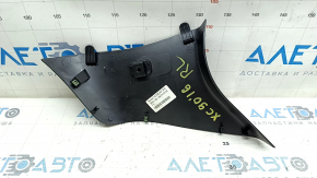 Left rear upper rear pillar trim Volvo XC90 16-24 black, scratches