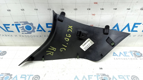 Volvo XC90 16-24 black, scratched right rear pillar trim