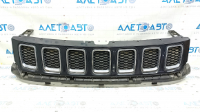 Jeep Compass 17-21 radiator grille assembly, 3 parts, sand