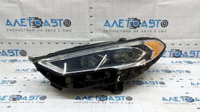 Left front headlight assembly for Ford Fusion mk5 17-20 LED, with DRL, sand, scratches