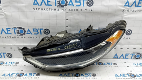 Left front headlight assembly for Ford Fusion mk5 17-20 LED, with DRL, sand, scratches