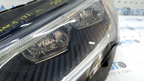 Left front headlight assembly for Ford Fusion mk5 17-20 LED, with DRL, sand, scratches