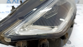 Left front headlight assembly for Ford Fusion mk5 17-20 LED, with DRL, sand, scratches