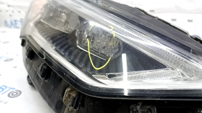 Right front headlight assembly for Ford Fusion mk5 17-20 LED, with DRL, scratches