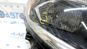 Right front headlight assembly for Ford Fusion mk5 17-20 LED, with DRL, scratches