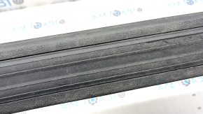 Inner left door sill trim for Audi Q7 4L 10-15, black, broken fasteners, scratches