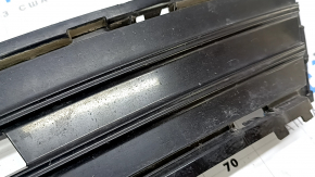 Ford Fusion mk5 17-18 front bumper lower grille, gloss black, sand