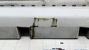 Left side sill for Ford Fusion mk5 13-20, white, crack in mount, pinched, scratches, no seals