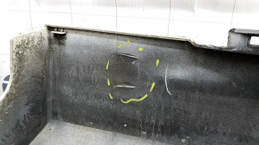 Left side sill for Ford Fusion mk5 13-20, white, crack in mount, pinched, scratches, no seals