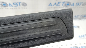 Audi Q7 4L 10-15 black inner right door sill trim, broken guide, scratches