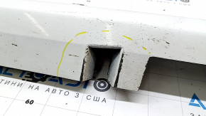 Right side sill for Ford Fusion mk5 13-20 white, crack in mount, mount pressed, scratches, no seals