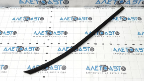 Left windshield molding for Audi Q7 4L 10-15, matte black, scratches